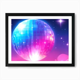 Disco Ball Art Print