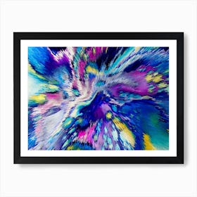 Acrylic Extruded Painting 356 Art Print