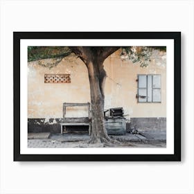 Street Scene In Benin In West Africa Affiche