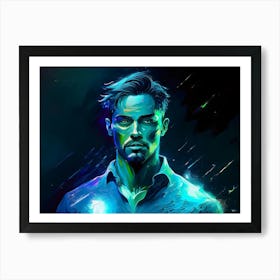 Creative Male Portrait 167 Art Print