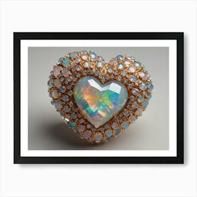 Heart Of Opal Art Print