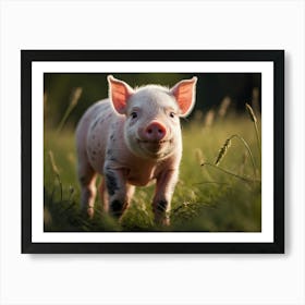 Cute Pig Affiche