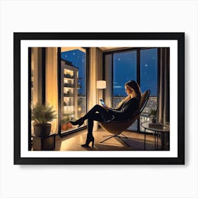 Night In The City Art Print