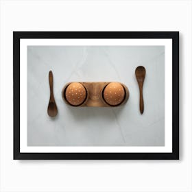 Eggs And Spoons Art Print