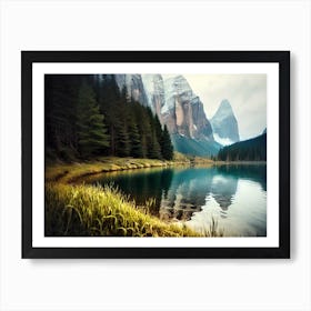 Mountain Lake 3 Art Print