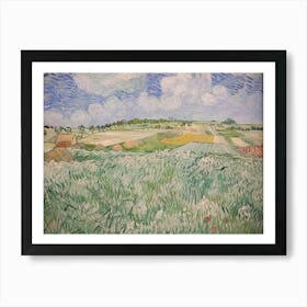 Plain Near Auvers, Vincent Van Gogh Art Print