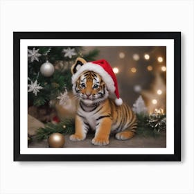 Christmas Animals 9 Art Print