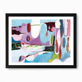 Abstract Painting Dreams in Mallorca Art Print