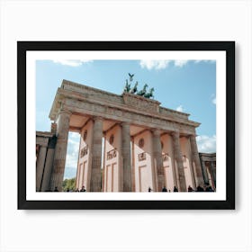 The Brandenburg Gate In Berlin 01 Art Print