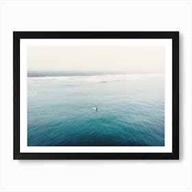 Single Surfer Art Print