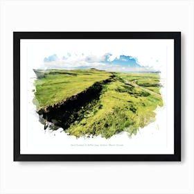 Head Smashed In Buffalo Jump, Southern Alberta, Canada Art Print