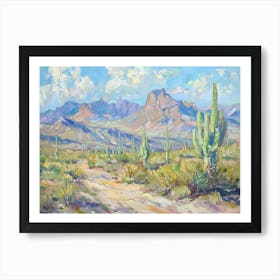 Western Landscapes Sonoran Desert Arizona 2 Art Print