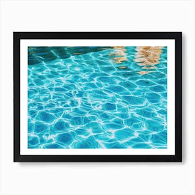 Swimming Pool Water Reflection Art Print