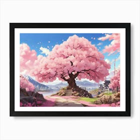 Cherry Blossom Tree 3 Art Print