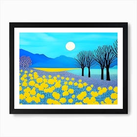 Yellow Flowers Art Print