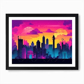 Mumbai Skyline Art Print