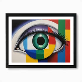 Eye Of The Rainbow Art Print