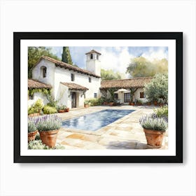 Spanish Winery 3 Art Print