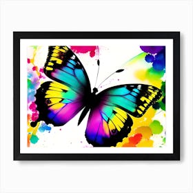 Colorful Butterfly 11 Art Print