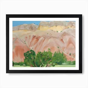 Georgia O'Keeffe - my back yard, 1943 Art Print