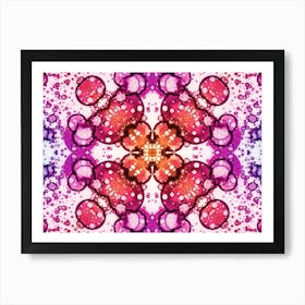 Abstraction A Delicate Watercolor Flower Art Print