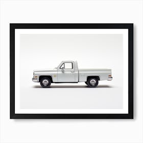 Toy Car 83 Chevy Silverado White 2 Art Print