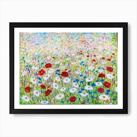 Poppies In The Meadow Poster