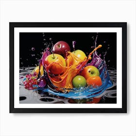 Fruit Splash 9 Art Print