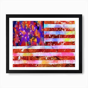 American Flag Art Print