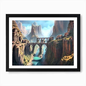 ancient city Art Print