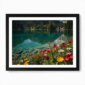 Flowers In The Mountains 5 Art Print