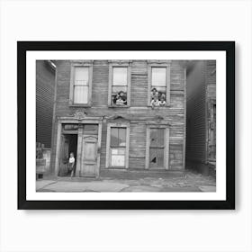 House In African American Section Of Chicago, Illinois By Russell Lee Art Print