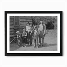 Untitled Photo, Possibly Related To The Huravitch Family, Farmers In Williams County, North Dakota By Russell Lee Art Print