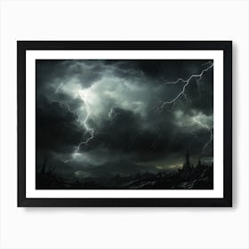 Lightning Storm 1 Art Print