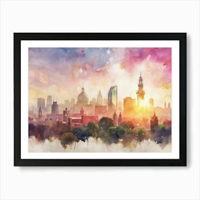 London Skyline Art Print