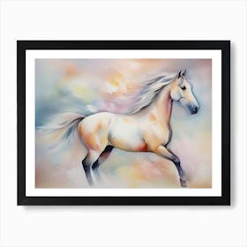 White Horse 3 Art Print