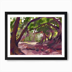 Monrovia Trees Art Print