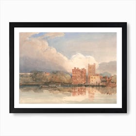 View Of Lambeth Palace On Thames, David Cox Art Print