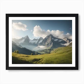 Swiss Alps 1 Art Print