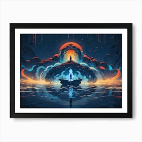 Sky Is Blue Art Print