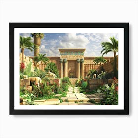 Egyptian Garden 7 Art Print