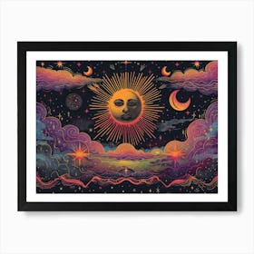 Sun In The Sky Art Print