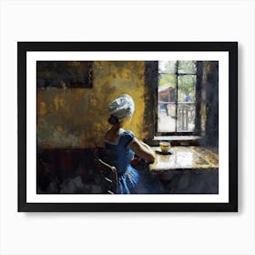 Contemporary Artwork Inspired By Johannes Vermeer 4 Art Print