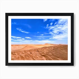 Sand Dunes In The Desert Namib, Namibia (African Series) Art Print