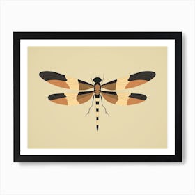 Dragonfly Halloween Pennat Celithemis 1 Art Print