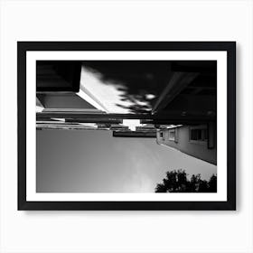 Old European Apartment Building View From Below 5 Art Print