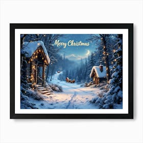 Merry Christmas 6 Art Print