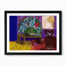 Room Cat Art Print