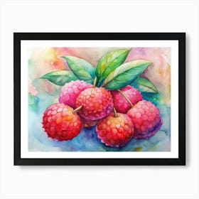 Lychees Art Print