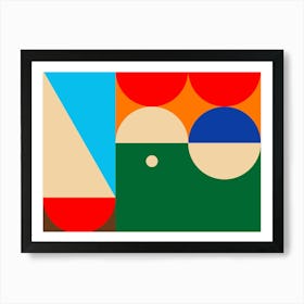 Geometric Summer 03 Art Print